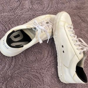 P448  white leather Sneakers